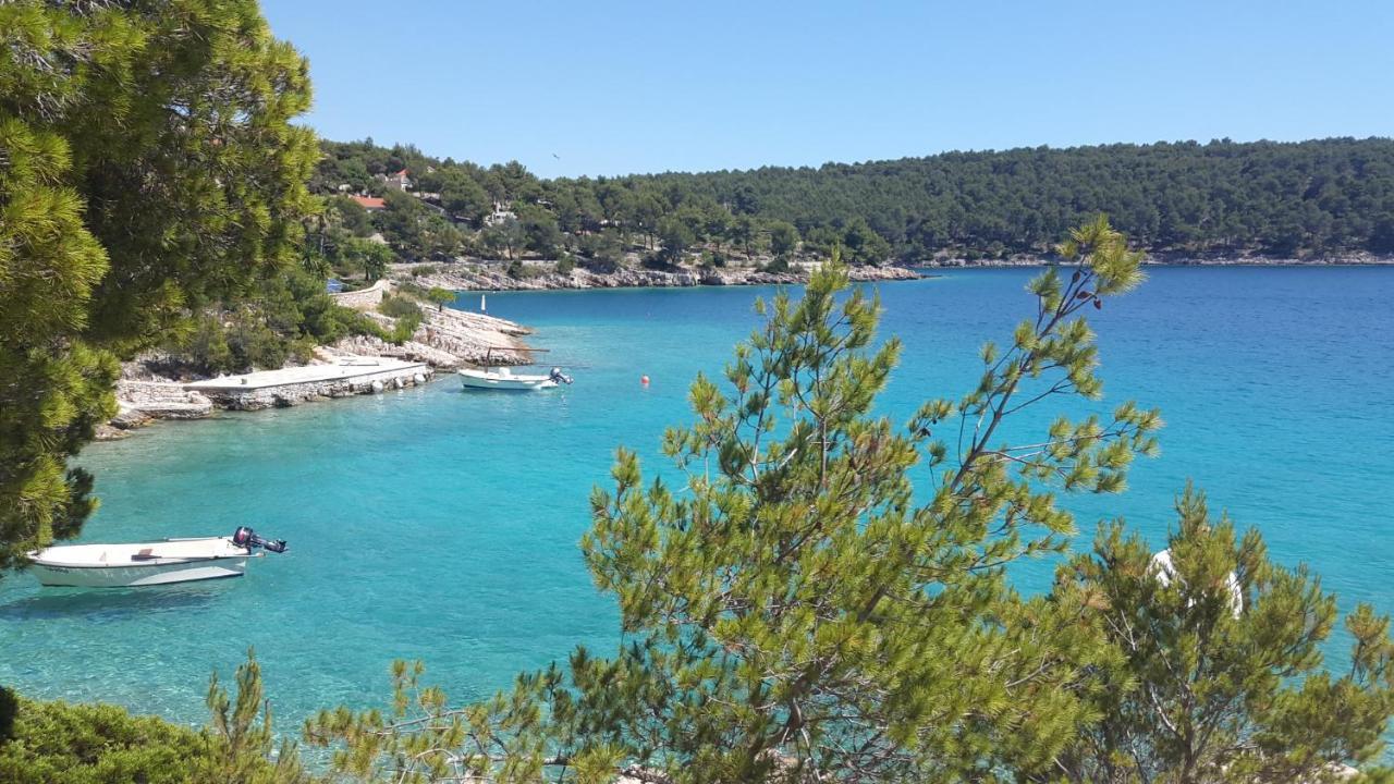 Villa Sun Garden - 4 Star Villa With Heated Swimming Pool, Quiet Bay, Bbq, 50M From The Sea Milna  Εξωτερικό φωτογραφία